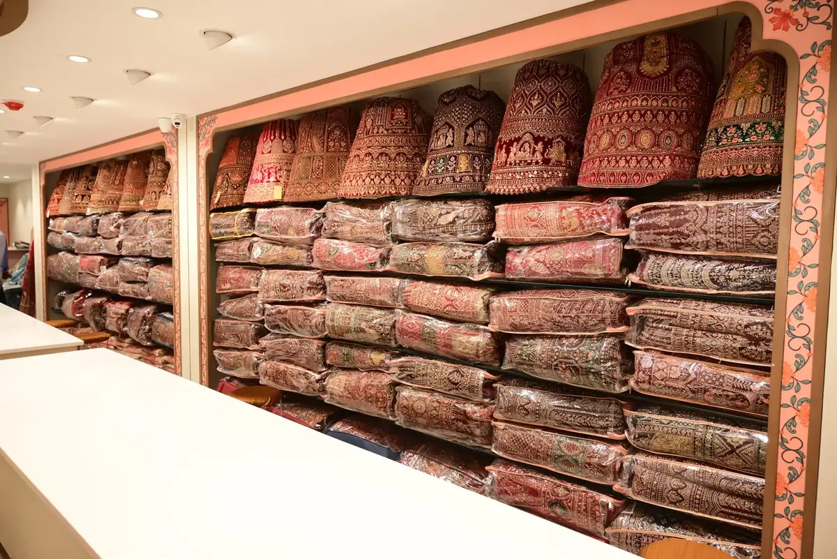 Chitralekha Motihari saree display