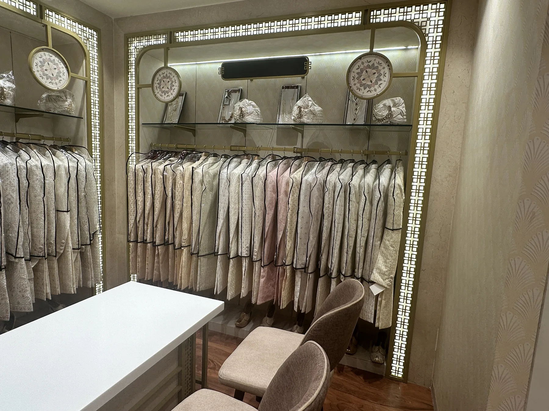 Ethnix ethnic menswear collection display