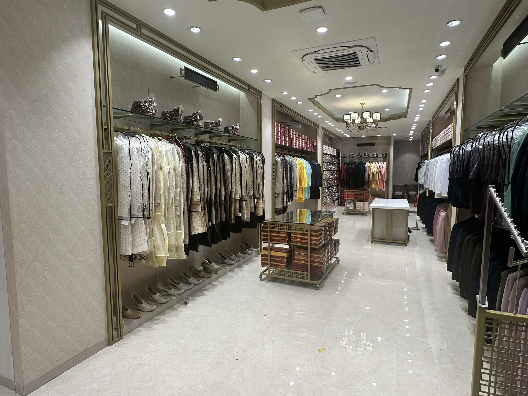 Ethnix showroom aisle view